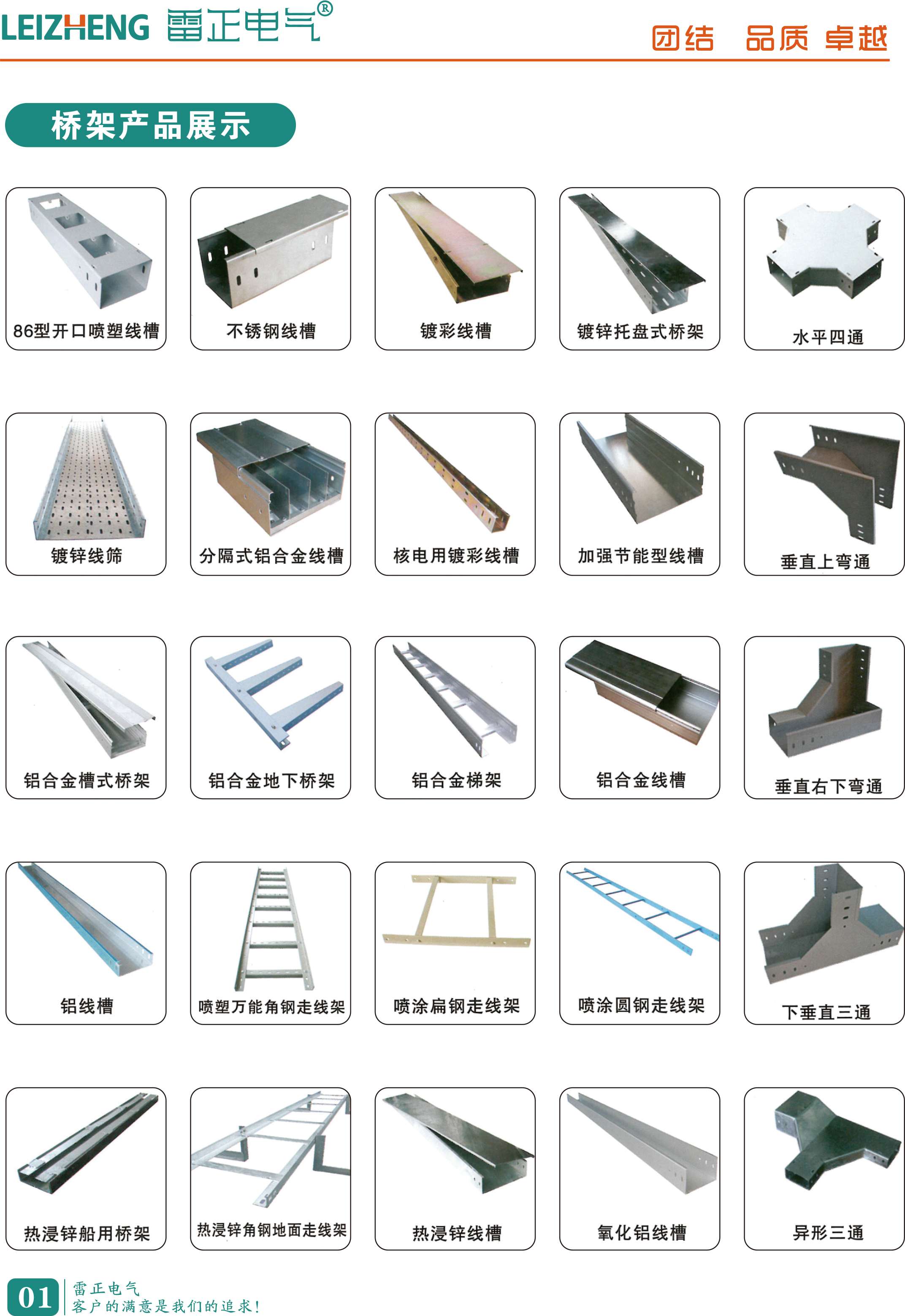 电缆桥架展示图