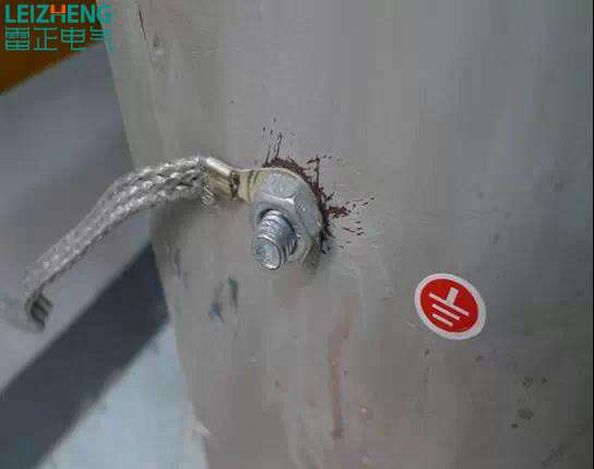 电缆桥架跨接安装失败图示