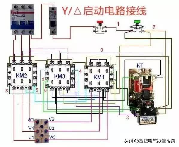 常用交流接触器实物接线彩图，简单明了，一目了然，建议收藏