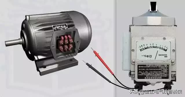 7张图让你学会使用摇表，简单测量三相电机好坏